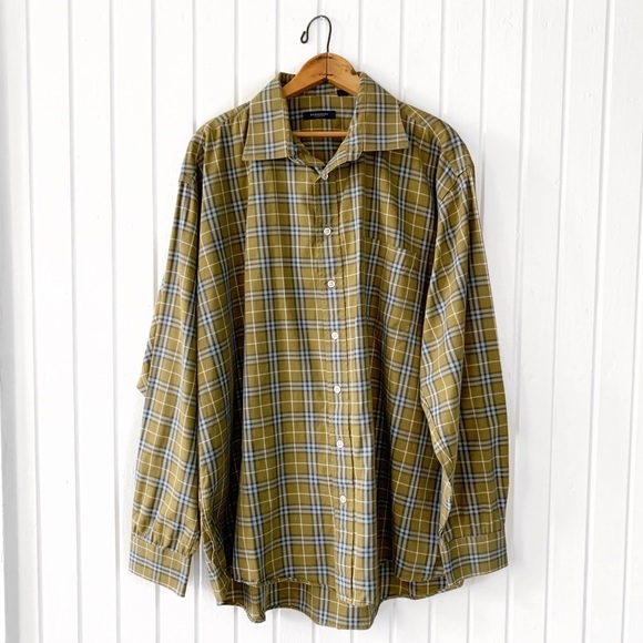 burberry green plaid shirt